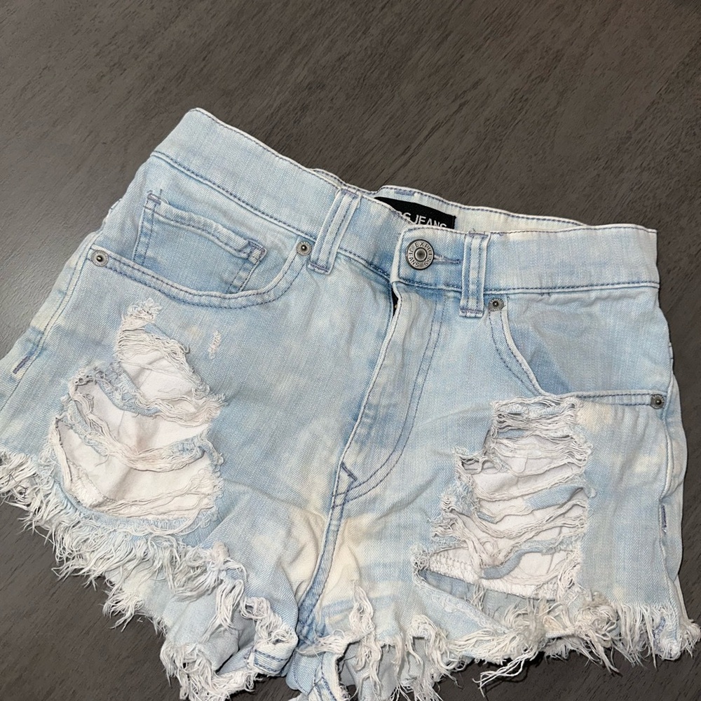 Express denim shorts